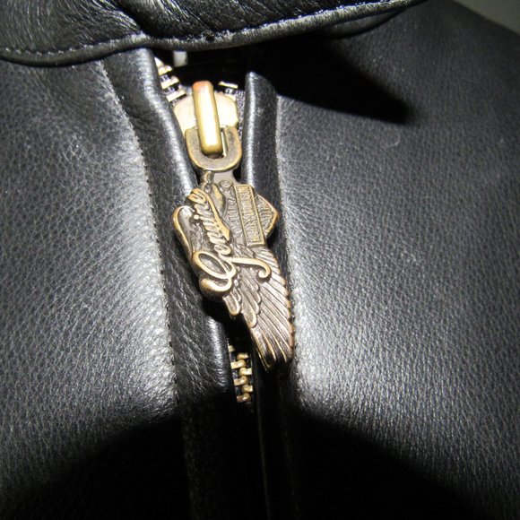 WOMEN'S WILLIE G HARLEY DAVIDSON LEATHER JACKET SIZE W/M - Picture 9 of 16